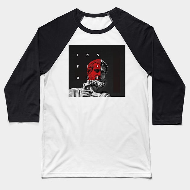 Inspirate Baseball T-Shirt by RAdesigns